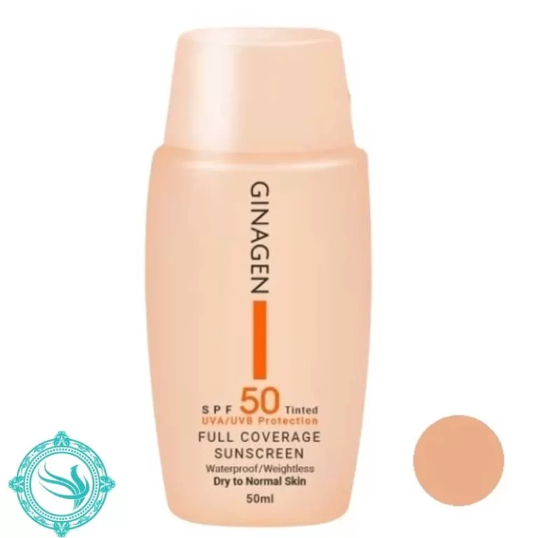 کرم ضد آفتاب مناسب پوست خشک رنگ بژ طبیعی (شماره 2) ژیناژن