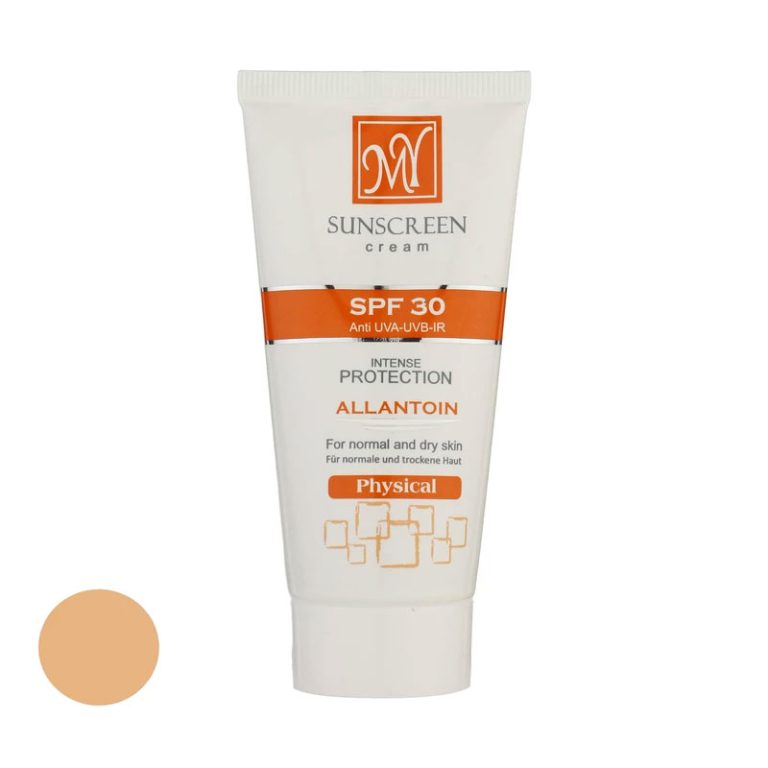 کرم ضد آفتاب فیزیکال SPF30 مناسب پوست های خشک مای